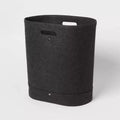 Felt Double Hamper Charcoal - Brightroom™: Polyester, 6000 Volume, Adjustable, Open-Top, No Assembly Required