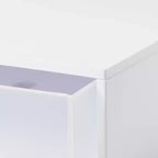 Tiroir de rangement moderne large pour sous-lit blanc 1 pièce - Brightroom™