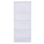 Lot de 4 boîtes de rangement XL pour chaussures