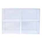 Lot de 4 boîtes de rangement XL pour chaussures