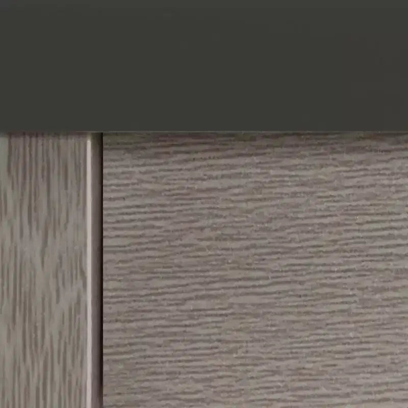 Meuble de rangement combo avec trois paniers Badger Basket, imitation bois/gris