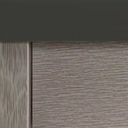 Meuble de rangement combo avec trois paniers Badger Basket, imitation bois/gris