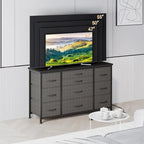 Commode de chambre avec 10 grands tiroirs pour téléviseur de 55 pouces – 55 pouces