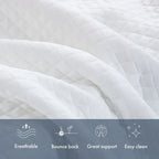 Matelas en mousse à mémoire de forme gel de 12 pouces, matelas rafraîchissant à fermeté moyenne en boîte, CertiPUR-US