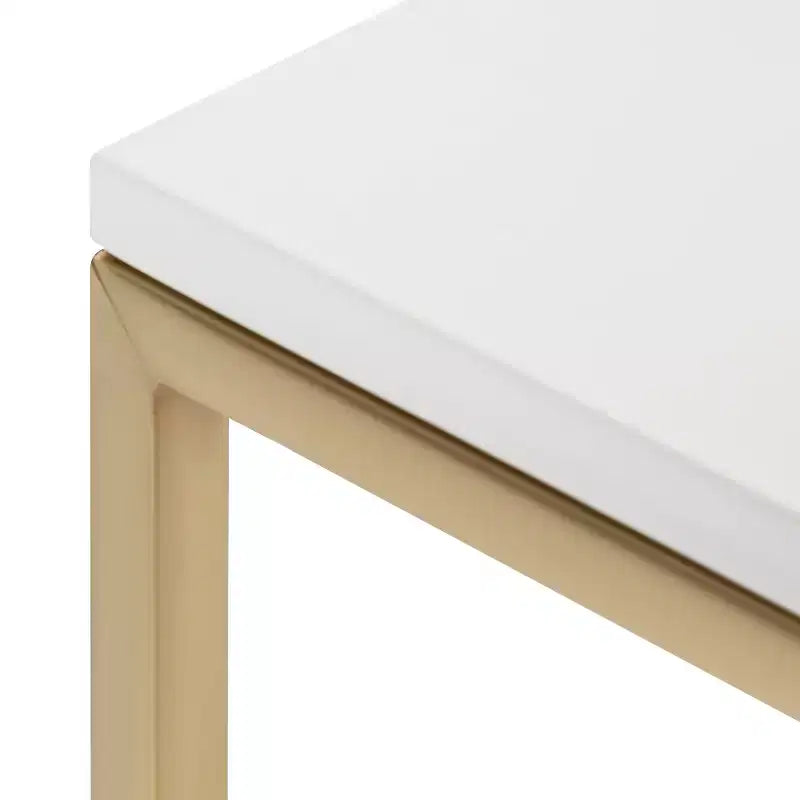 Kate & Laurel All Things Decor Étagère murale Ascott à 4 niveaux blanc 24"x32"x8" : Style glamour luxueux, cadre en plastique