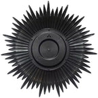 Miroir mural Sunburst 24" doré - Infinity Instruments : Moderne, sans assemblage, cadre en plastique moulé