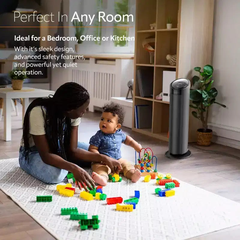 Chauffage colonne en céramique Lasko CT22495 de 22 po avec télécommande