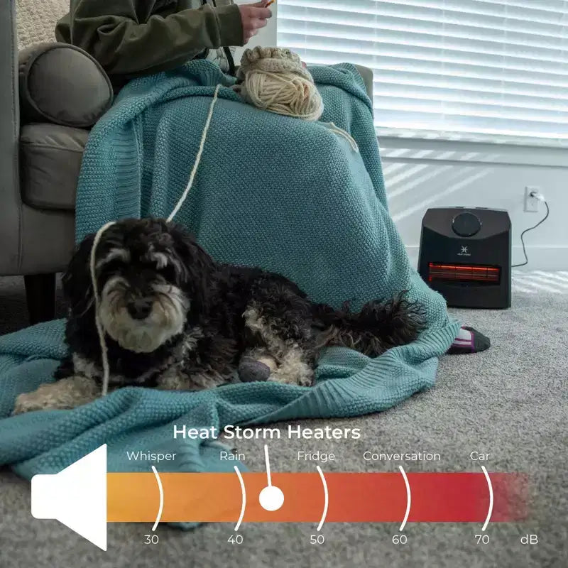 Chauffage d'appoint infrarouge portable Heat Storm Mojave 1500W