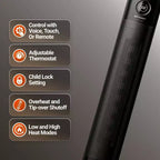 Chauffage tour intelligent Emerson 32'' à commande vocale, noir