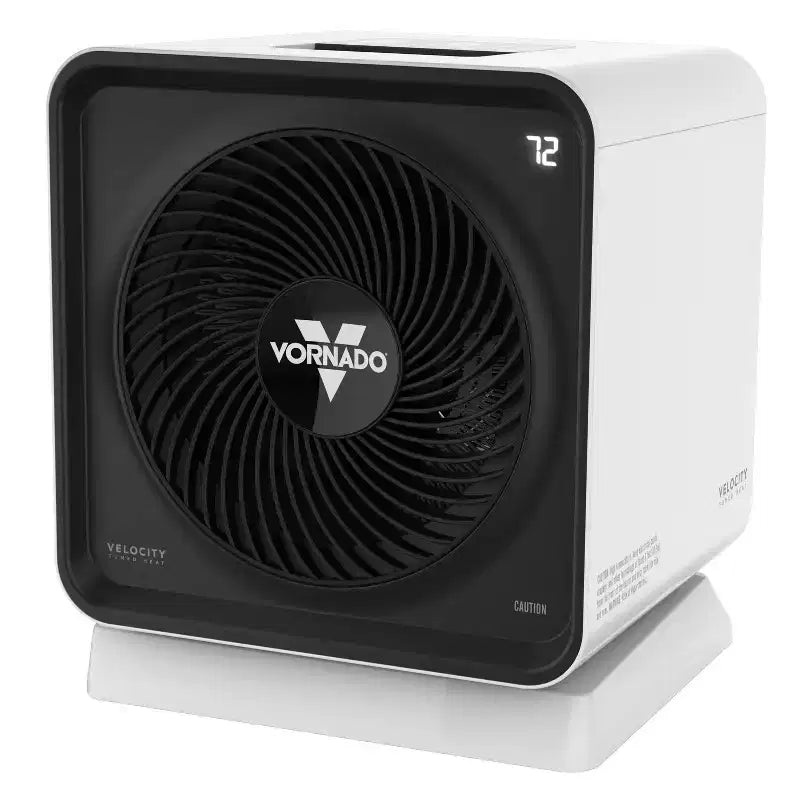 Vornado Velocity Cube 5 OSC+ Ice Whole Room Heater White