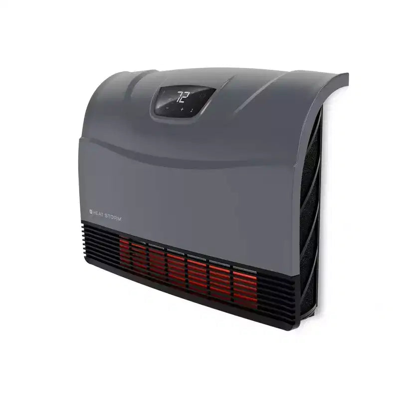 Heat Storm 1500W A-1500-PHXG-WI Phoenix Wi-Fi Infrared Wall Unit Wi-Fi Smart Heater Gray