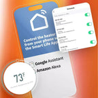 Chauffage mural intelligent infrarouge Wi-Fi Heat Storm 1500 W A-1500-PHXG-WI Phoenix, gris