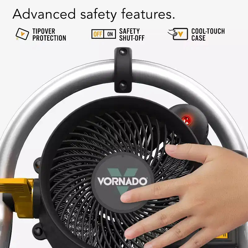 Chauffage de garage Vornado Velocity HD noir