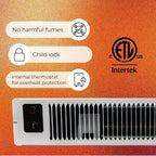 Chauffage électrique Heat Storm Kick Space 1500W avec Wi-Fi