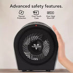 Radiateur soufflant Vornado Velocity 5R, gris froid et noir