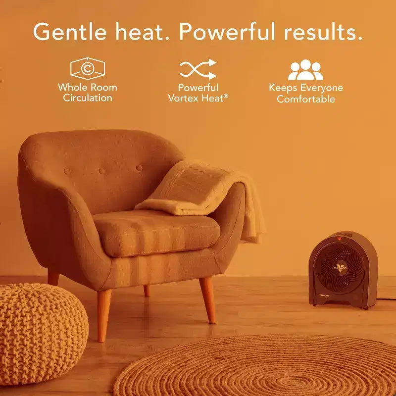 Radiateur soufflant Vornado Velocity 5R, gris froid et noir