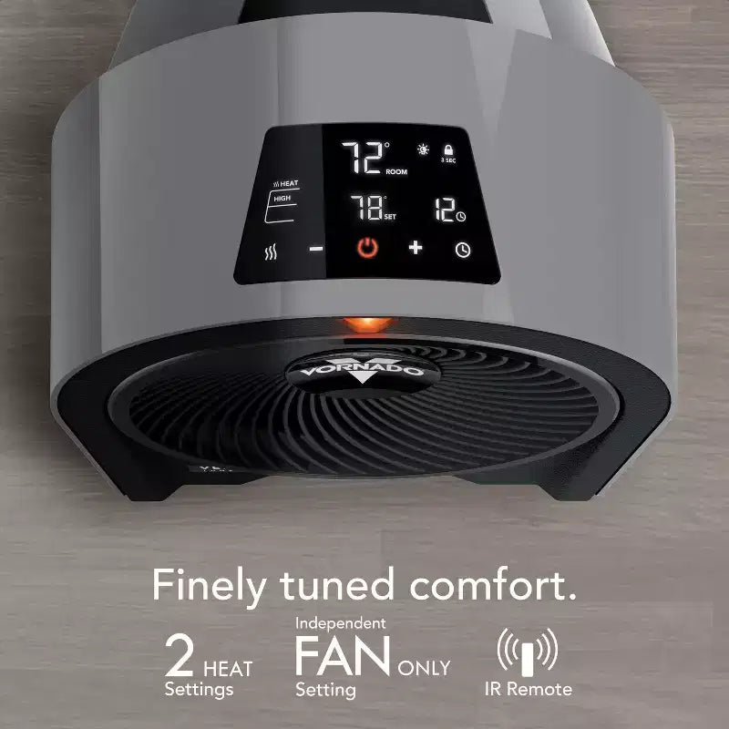 Radiateur soufflant Vornado Velocity 5R, gris froid et noir