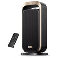 Dreo Solaris Indoor Space Heater Black: Electric Ceramic Tower Heater, 1500W, 5 Settings, Fan Driven, Steel Frame, 100-300 sq. ft.