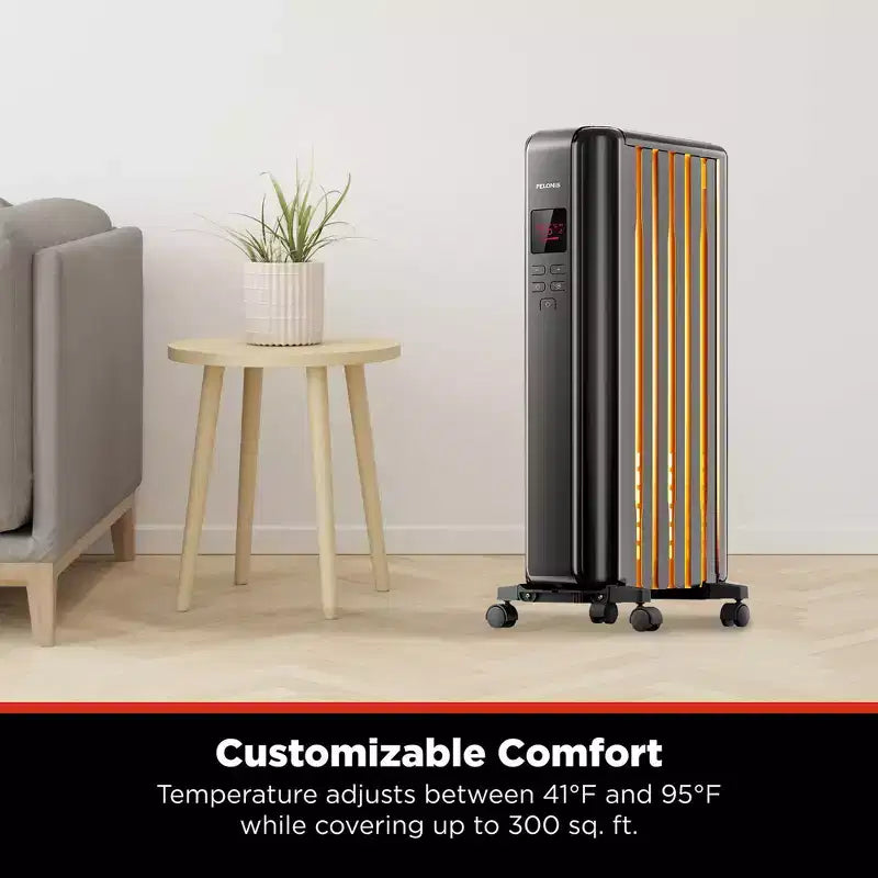 Radiateur radiant numérique Pelonis pour pièce entière avec télécommande