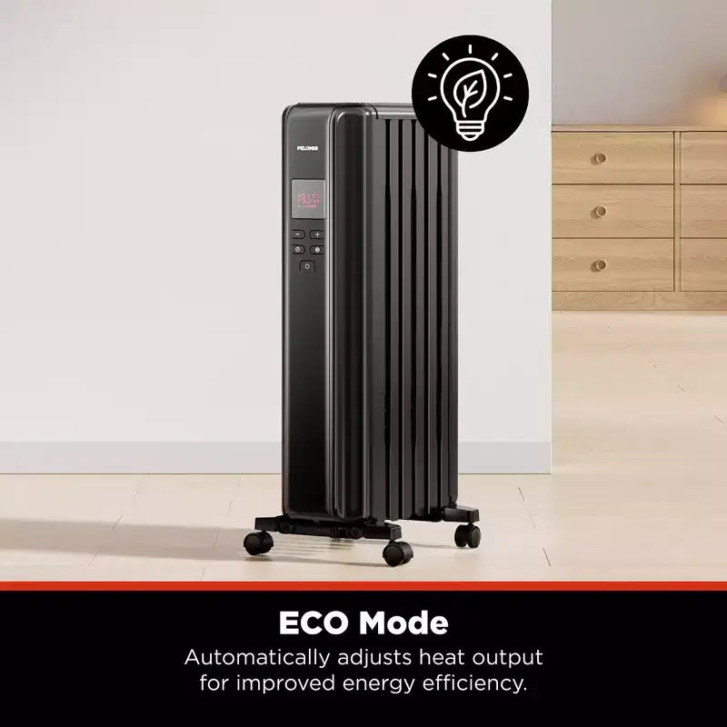 Radiateur radiant numérique Pelonis pour pièce entière avec télécommande