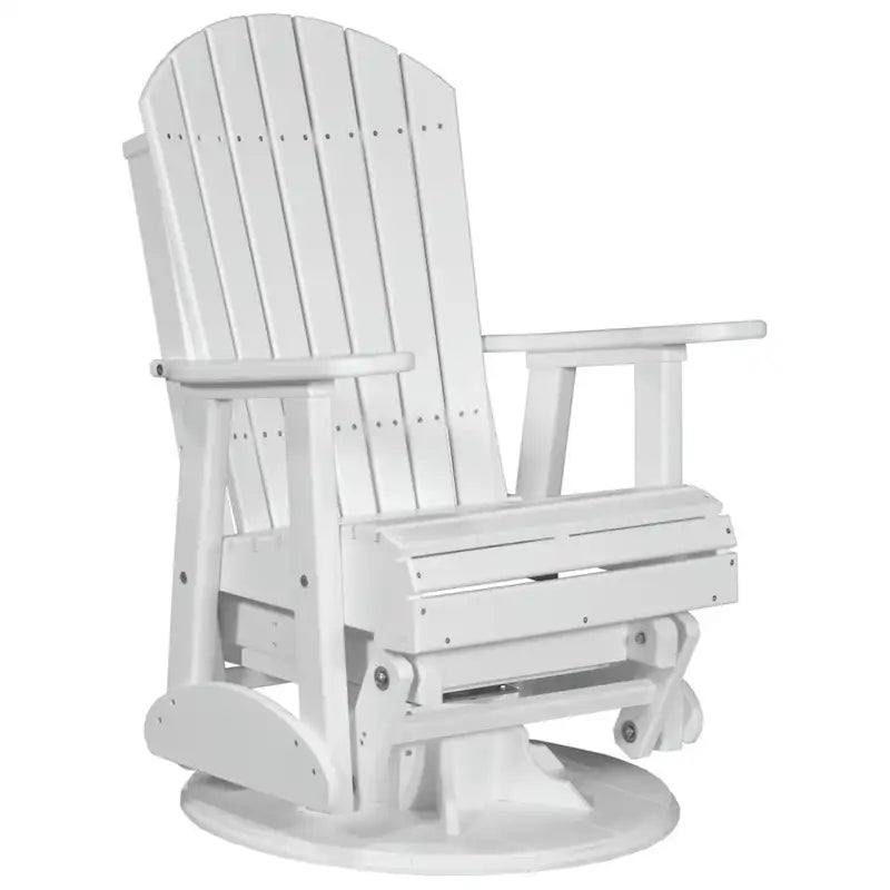 Fauteuil planeur pivotant Adirondack en polybois