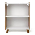 Humble Crew Morgan Bibliothèque Enfant Mid-Century 2 Étagères Bois/Blanc