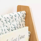 Humble Crew Kids' Spring Bibliothèque pour enfants à 4 niveaux Bois naturel : Cadre en MDF, 4 étagères, 61 cm H, 63,5 cm L, 28 cm P, à partir de 2 ans