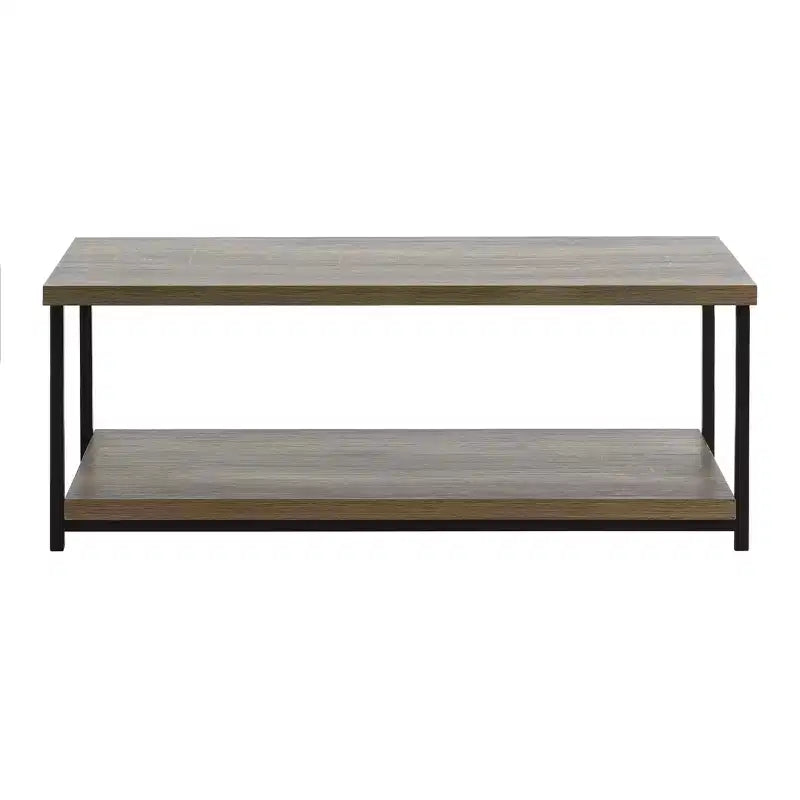 Table basse rectangulaire Jamestown avec étagère de rangement