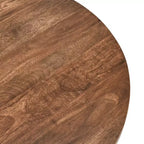 Christopher Knight Home Classic Ander - Ensemble de 2 tables basses gigognes rondes, marron/noir