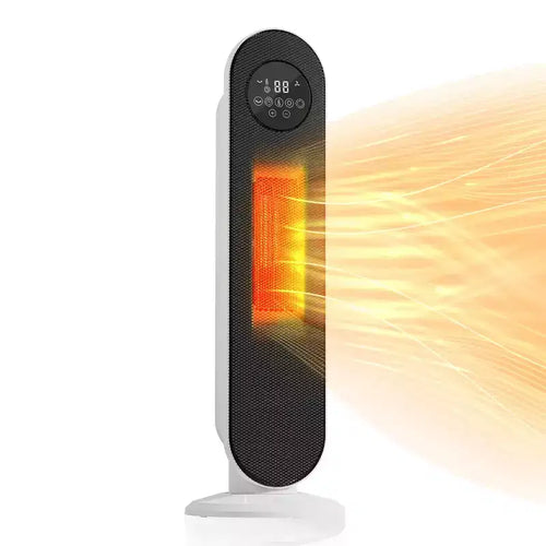 1500W Ceramic Space Heater Portable Electric PTC Heater with Adjustable Thermostat for Indoor Room Use