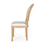 Chaises de salle à manger capitonnées GDFStudio Newman de style campagnard (lot de 2)
