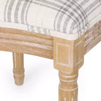 Chaises de salle à manger capitonnées GDFStudio Newman de style campagnard (lot de 2)