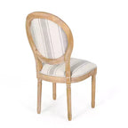 Chaises de salle à manger capitonnées GDFStudio Newman de style campagnard (lot de 2)