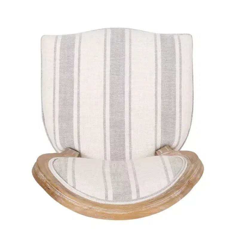 Chaises de salle à manger capitonnées GDFStudio Newman de style campagnard (lot de 2)