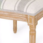 Chaises de salle à manger capitonnées GDFStudio Newman de style campagnard (lot de 2)
