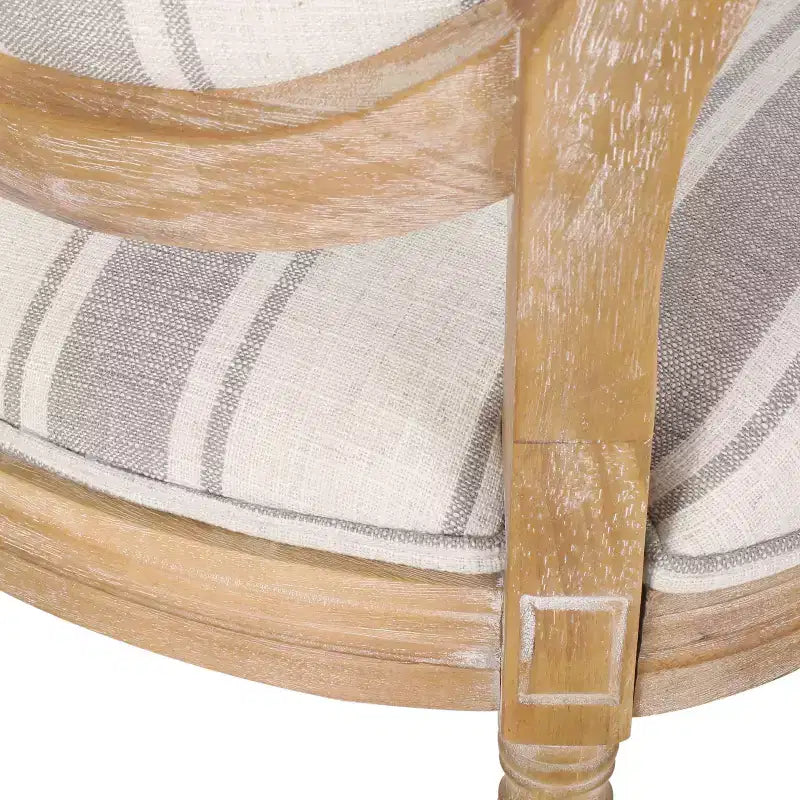 Chaises de salle à manger capitonnées GDFStudio Newman de style campagnard (lot de 2)