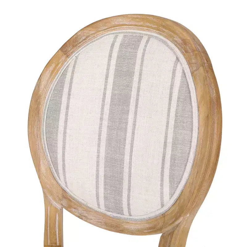 Chaises de salle à manger capitonnées GDFStudio Newman de style campagnard (lot de 2)