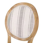 Chaises de salle à manger capitonnées GDFStudio Newman de style campagnard (lot de 2)