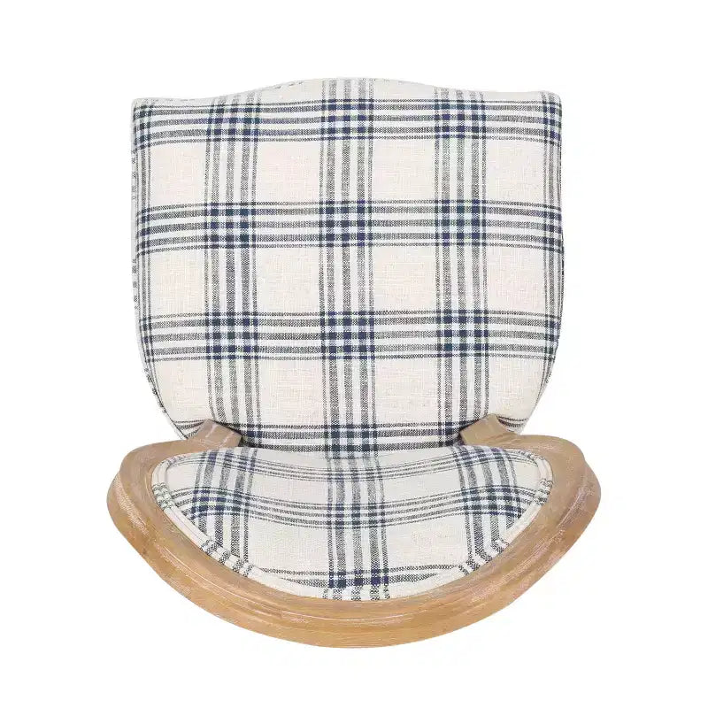 Chaises de salle à manger capitonnées GDFStudio Newman de style campagnard (lot de 2)