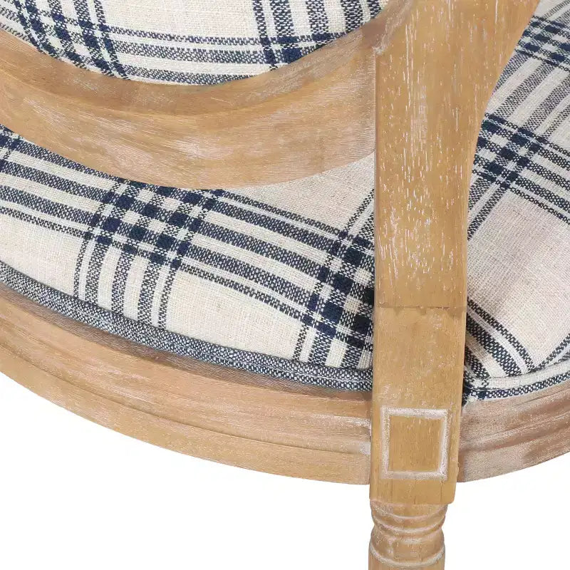 Chaises de salle à manger capitonnées GDFStudio Newman de style campagnard (lot de 2)
