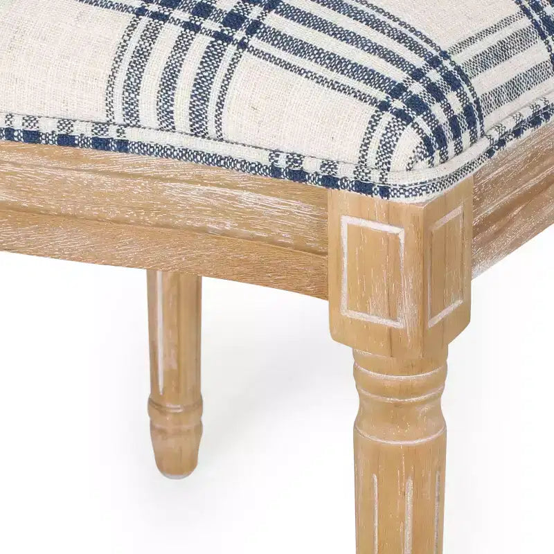 Chaises de salle à manger capitonnées GDFStudio Newman de style campagnard (lot de 2)