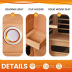 Sauna infrarouge 1/2 personne EROMMY avec tube chauffant à préchauffage de 10 minutes et plaque en carbone - Mini