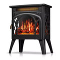 R.W.FLAME 17 Electric Fireplace with Remote, Cathedral Design, Adjustable Flames, Brightness, Heat, and Overheat Protection