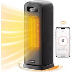 HEATDAZ Smart Space Heater, 1500W Electric Heater with Wi-Fi & Voice Control, Portable Heaters with Thermostat for Indoor Office Bedroom Home
