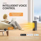 Chauffage d'appoint intelligent HEATDAZ, radiateur électrique 1500W avec Wi-Fi et commande vocale, chauffage portable avec thermostat pour bureau, chambre et maison