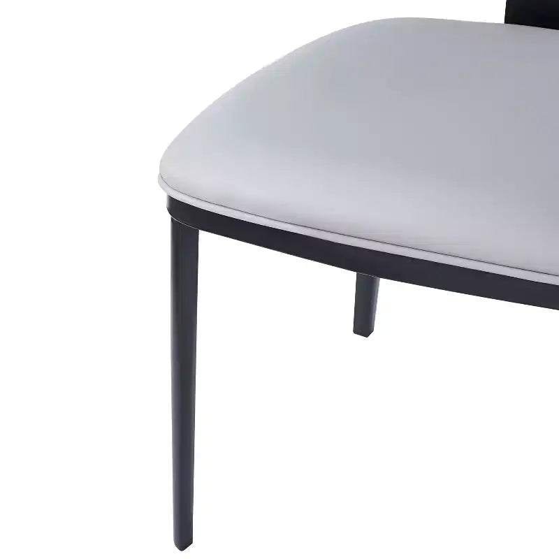 Christopher Knight Home Enoch Chaises de salle à manger modernes rembourrées en similicuir (lot de 4)