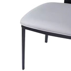 Christopher Knight Home Enoch Chaises de salle à manger modernes rembourrées en similicuir (lot de 4)