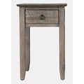 Jofran,Devon Farmhouse Distressed Solid Wood End Table
