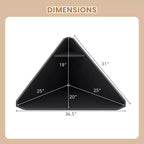 Bureau d'ordinateur flottant d'angle Costway, bureau d'étude mural avec étagère de rangement, blanc/noir