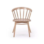 Lot de 2 chaises de salle à manger Plank+Beam, chaise de cuisine en bois massif